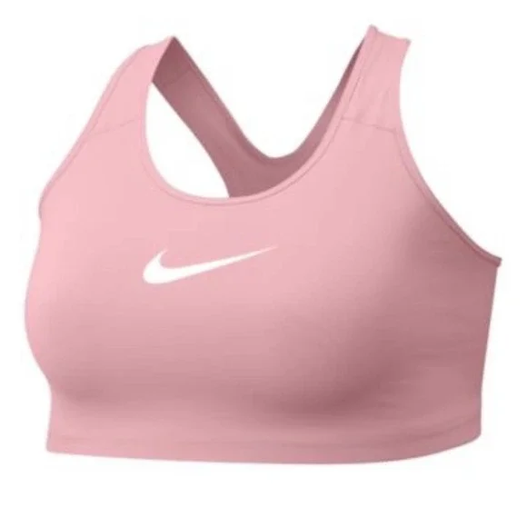 Nike Plus Size NWT Medium Support Racer Back Pink Unpadded Sports Bra Women’s 3X - Picture 5 of 7